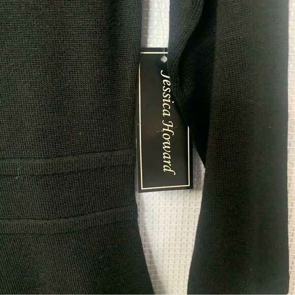 Jessica Howard Women's Illusion-Lace Sweater Dress - Picture 6 of 6